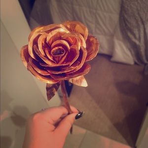Homemade Copper Roses